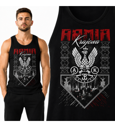 tank-top patriotyczny ARMIA KRAJOWA AK
